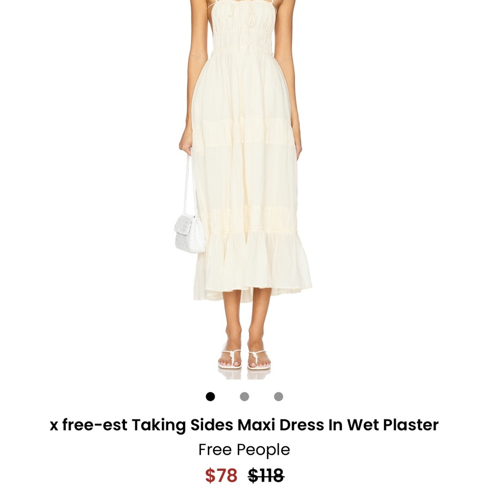 Free People Ivory Maxi Dress